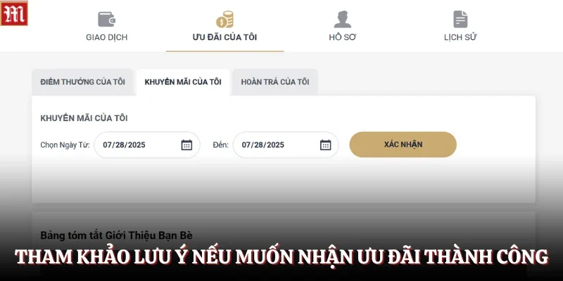 Khuyến Mãi M88 3 Tham khảo lưu ý nếu muốn nhận ưu đãi thành công